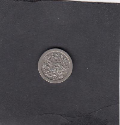 Beschrijving: 5 Cent WILHELMINA  